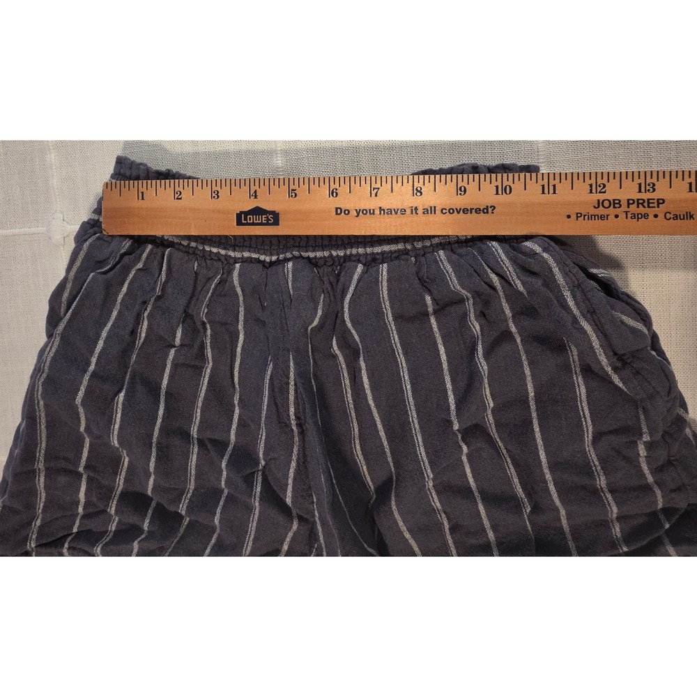 Universal Thread Striped Smocked Waist Shorts Charcoal Gray Blue Small - Picture 4 of 4